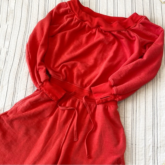 NWT Free People FP Movement One To Beat Onesie Victory Red size Small - Picture 10 of 10